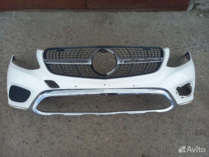 Бампер Передний Мерседес GLC A2538850325 в сборе