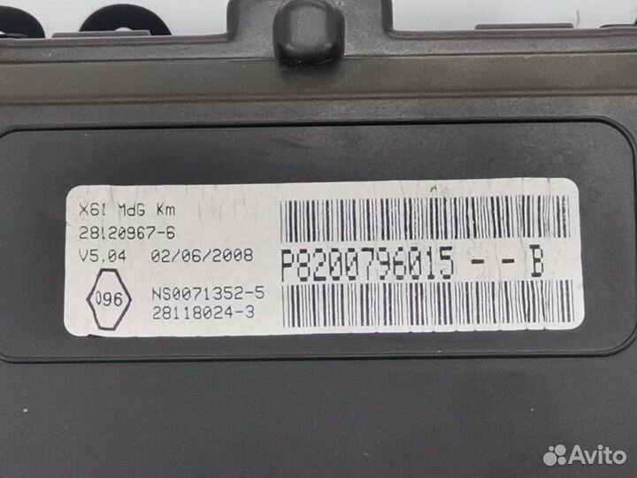 Панель для Renault Kangoo 2 (W/FW)