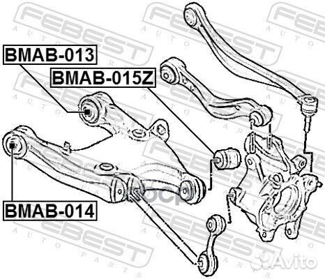Сайлентблок bmab-013 bmab-013 Febest