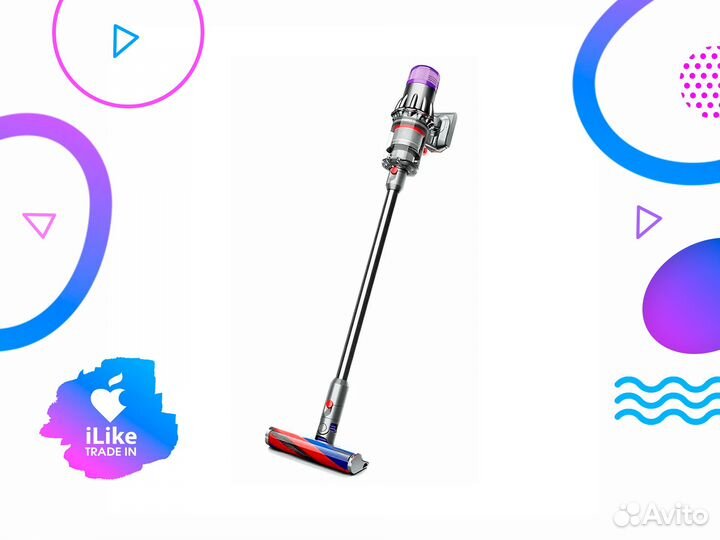 Пылесос Dyson V10 Digital slim (SV18) CN, nickel/n