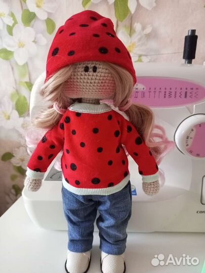 Интерьерная кукла ручной работы игрушка