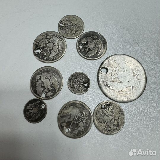 Серебряные царские монеты СССР одним лотом