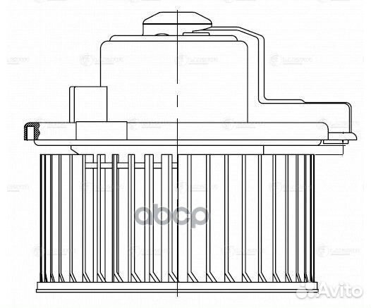 Мотор печки mercedes ML (W163) 1998-2004 LFh15163