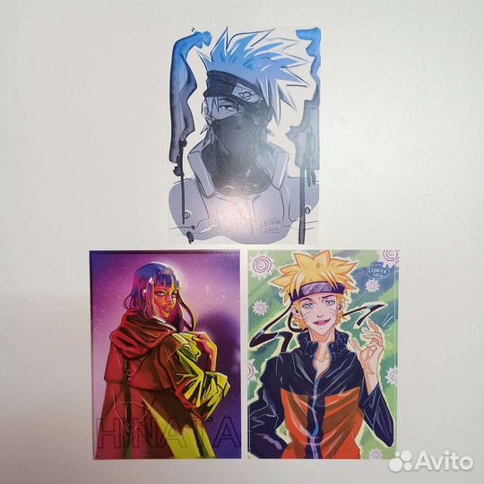 Открытки и стикеры Наруто