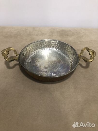 Тарелка медная 14 см ; 6 шт