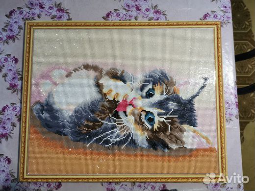 Картина котенок