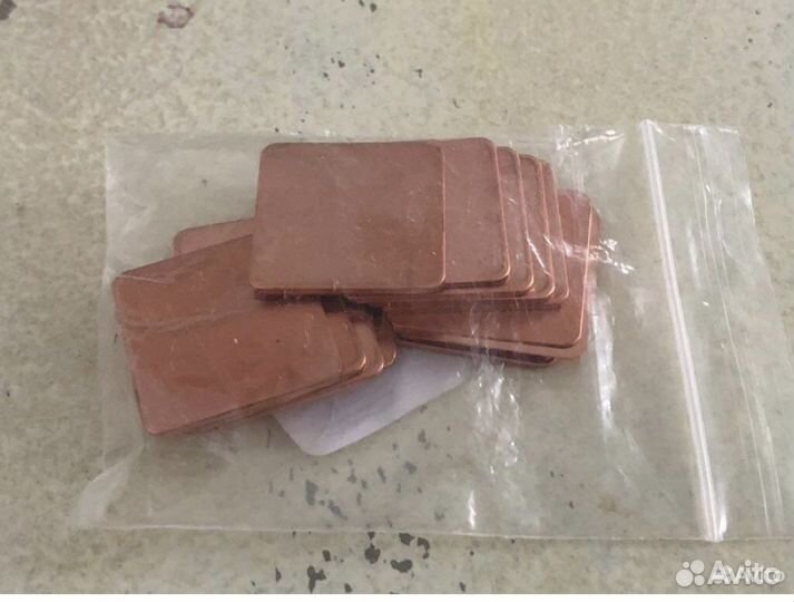 Медные пластины