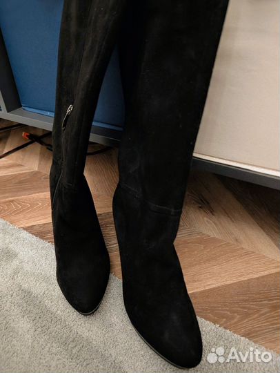 Сапоги Ria Rosa замшевые 37 р новые