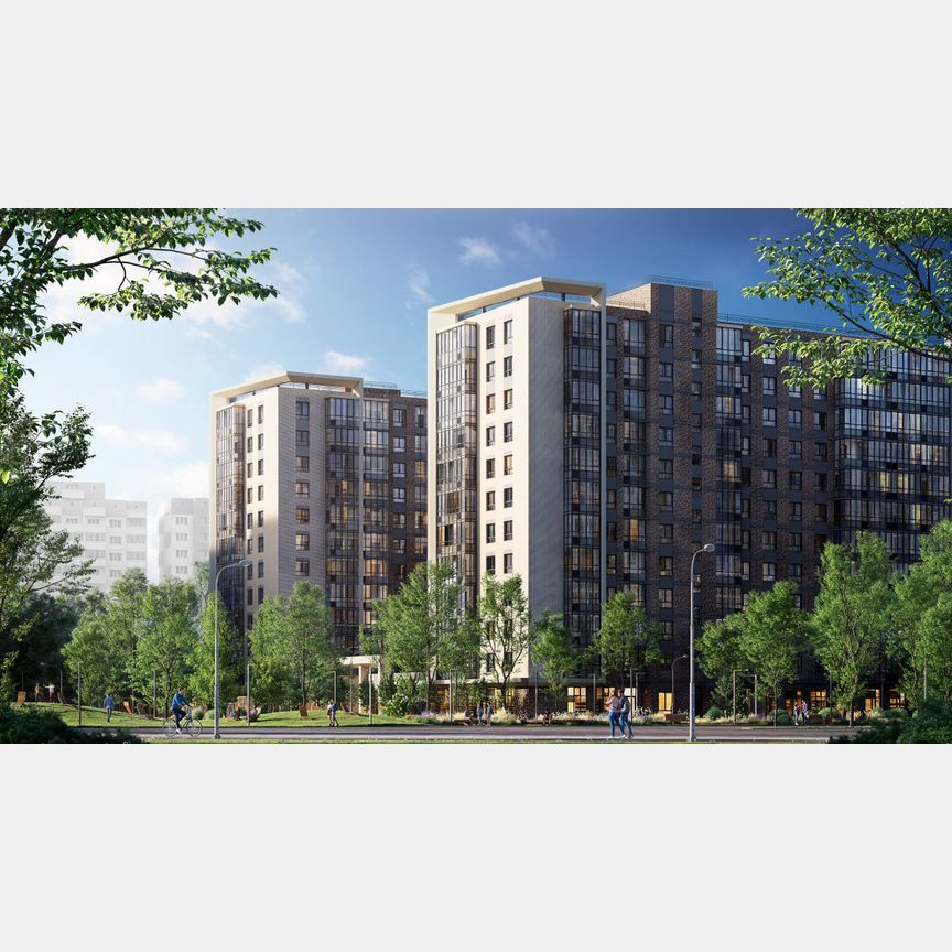 2-к. квартира, 46,3 м², 7/12 эт.