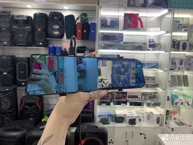 Видеорегистратор-зеркало с камерой заднего вида