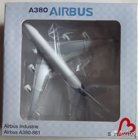 Модель самолета Аirbus A 380-861 F-wwdd 1:400