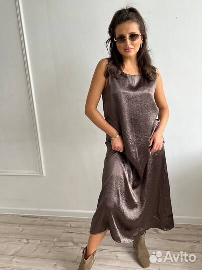 Платье Шёлк Жатка 3 цвета ог до 100 см