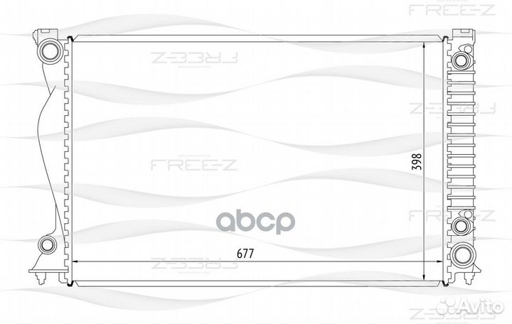 Радиатор KK0102 free-Z