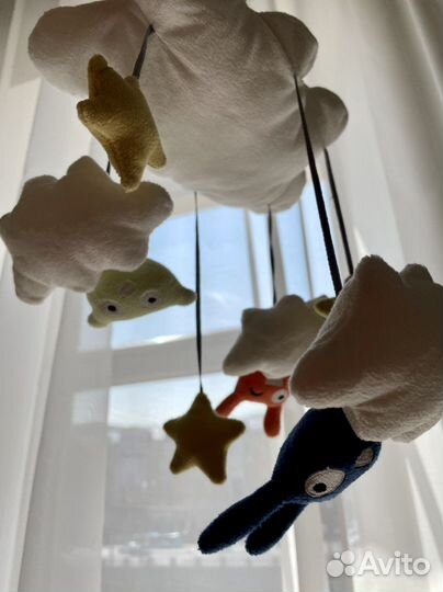 Бортик в кроватку ikea/мобиль