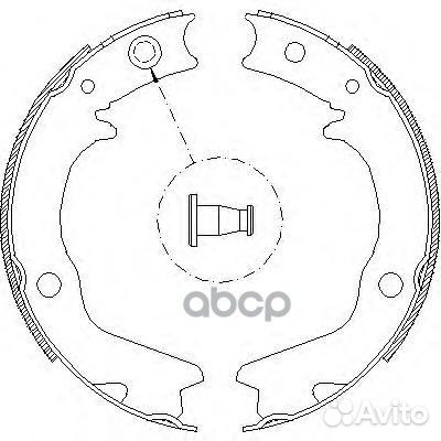 Колодки тормозные 470200 Remsa