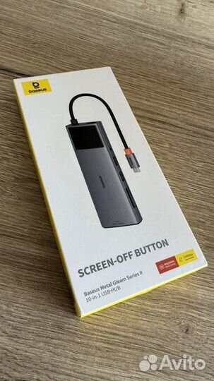 Адаптер baseus 10 in 1, USB-S 3.1, 10 gb, HUB