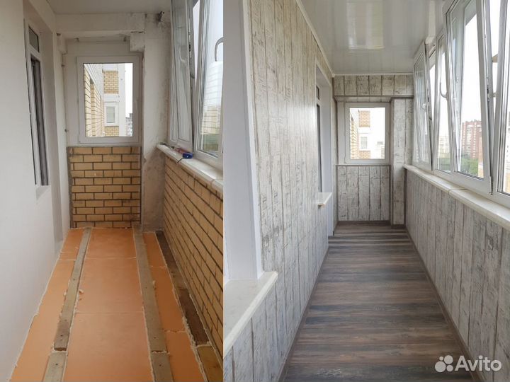 Отделка балконов и лоджий