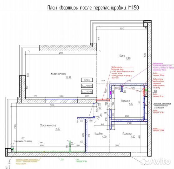 Технический дизайн проект и проект перепланировки