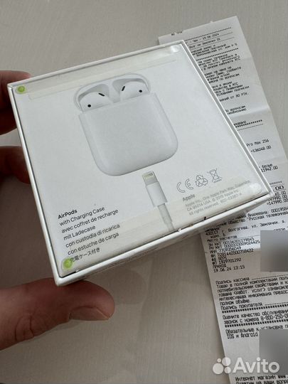 Беспроводные наушники apple airpods 2