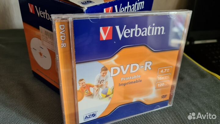 DVD-R verbatim чистые диски
