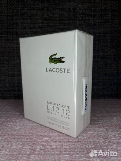 Parfum Lacoste L.12.12 Blanc – Pure (Euro)