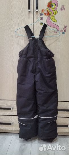 Зимний костюм для девочки 116+