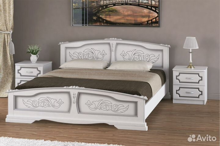 Кровать двухспальная 160х200 Елена