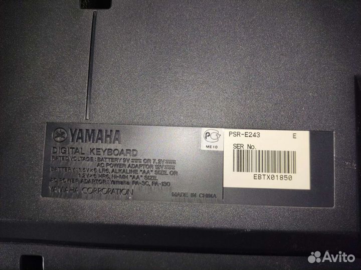 Синтезатор yamaha psr-e243