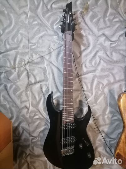 7 струнная электрогитара ibanez rgms7-BK