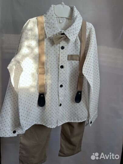 Рубашка+брюки 110, 122, 128