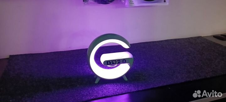 5в1 Лампа-ночник зарядка колонка часы SMART Light