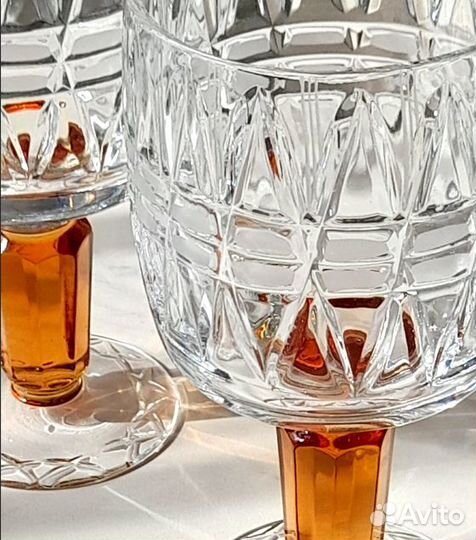 Винтаж фужеры хрусталь СССР 1979-80 г