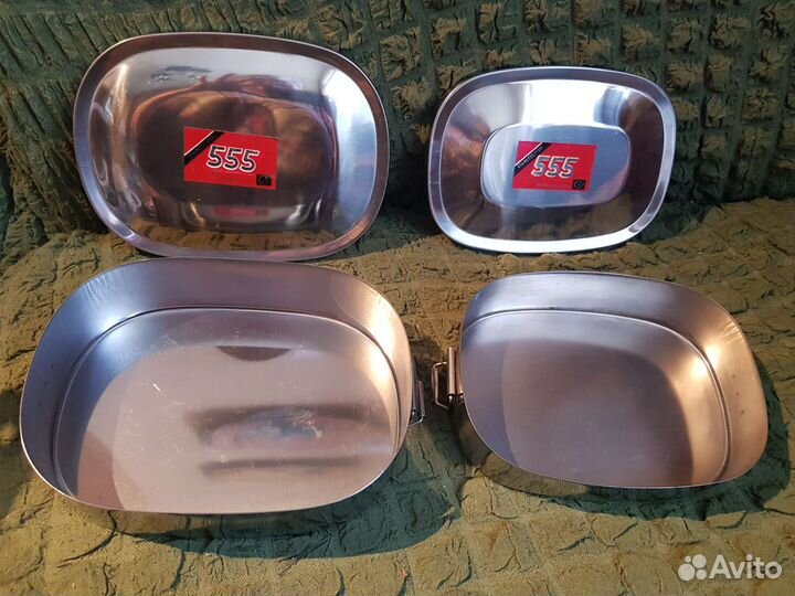 Набор контейнеров из нержавейки с защёлками