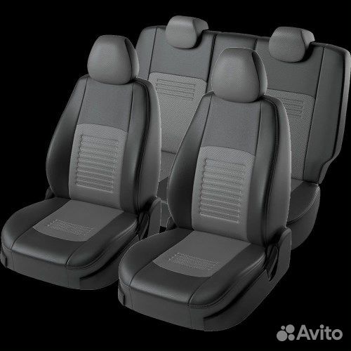 Чехлы на сиденье Хендай Solaris-2 седан с 02.2017г