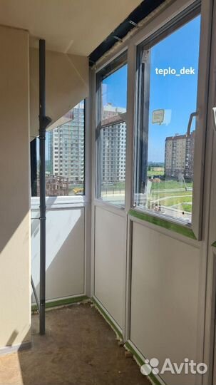 Остекление балконов пластиковые окна