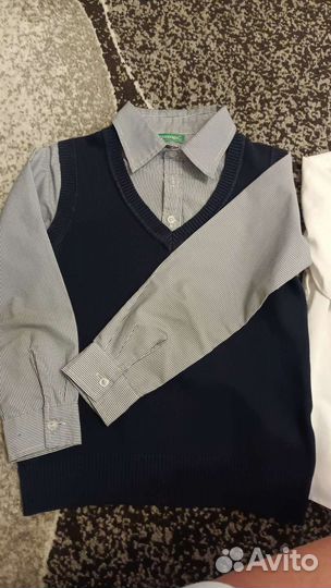 Рубашка + обманка р. 122-128
