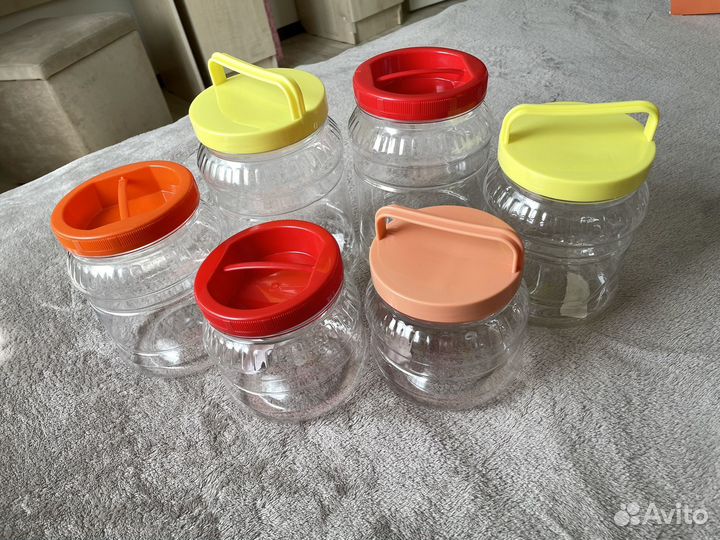 Банки пэт с крышкой