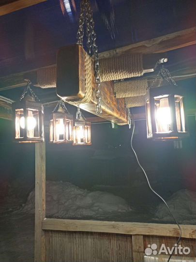 Люстра в стиле лофт