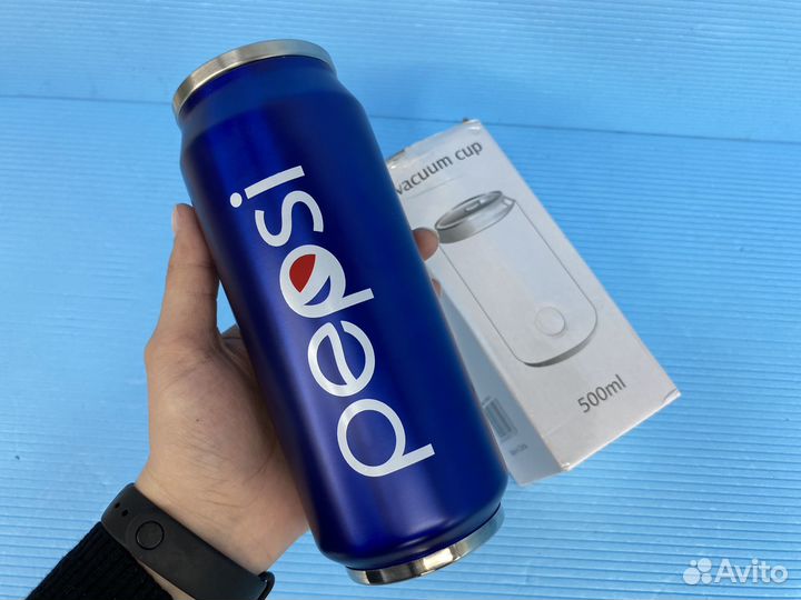 Термокружка с трубочкой Pepsi 500 мл