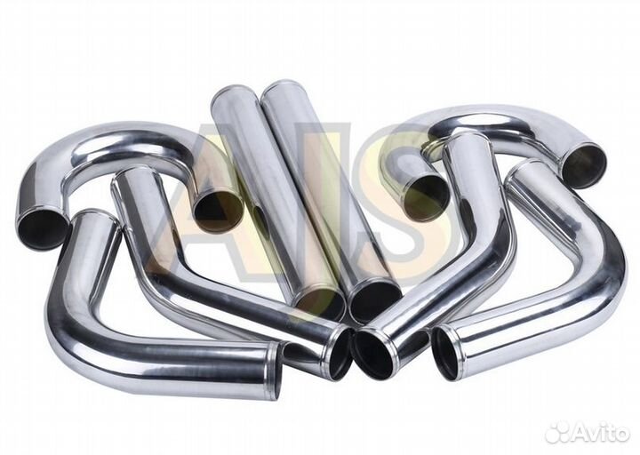 Труба алюминиевая 300мм 51мм (45 градусов)