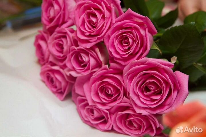 Цветы розы букет