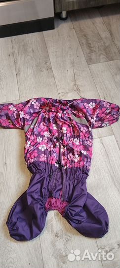 Комбинезон дождевик для собаки