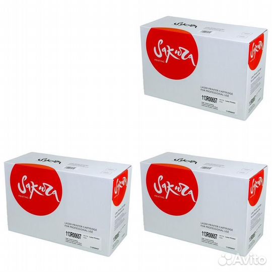 Картридж Sakura SA113R00657-3PK 1408921