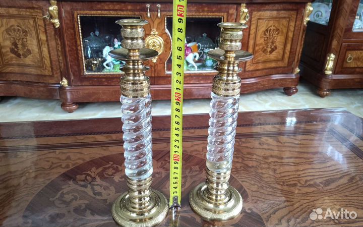 Подсвечники бронзовые