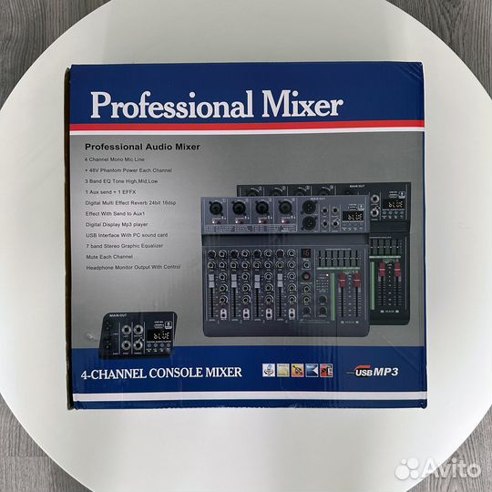 4-канальный аудиомикшер с Bluetooth