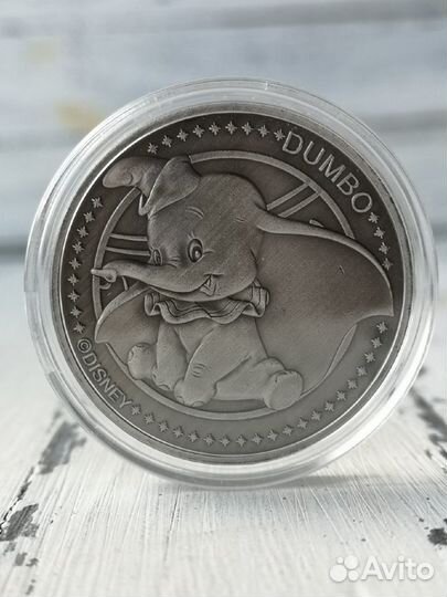 Коллекционные монеты Дисней Русалочка Аладдин и др