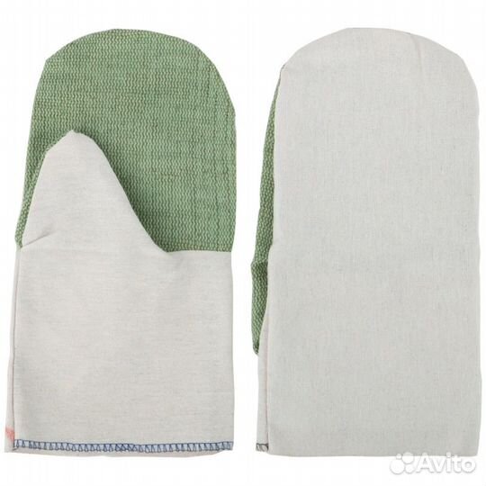 Рукавицы х/б с брезентовым наладонником