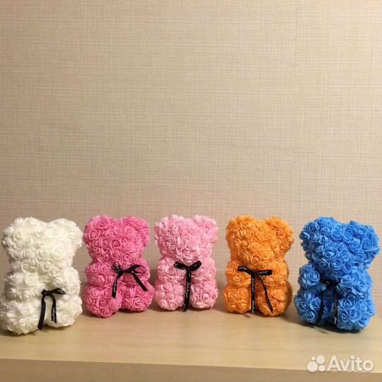 Мишки из роз