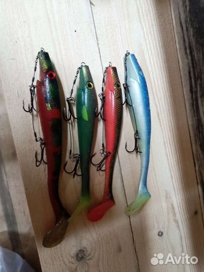 Strike Pro Pig Shad 23 26 Narval Biggy Boy 26cm