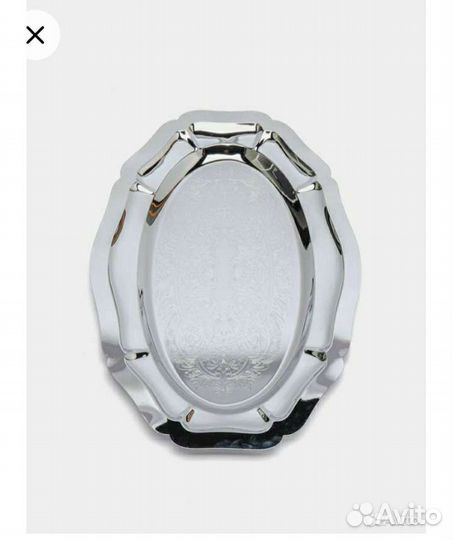 Поднос металлический 40х26х1,5, металл прочный